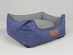 Beckley Orthopaedic Walled Dog Bed - Navy / Ash, Small