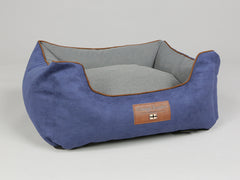 Beckley Orthopaedic Walled Dog Bed - Navy / Ash, Small