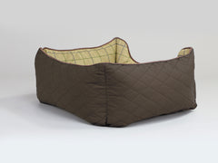 Country Orthopaedic Walled Dog Bed - Chestnut Brown, Small