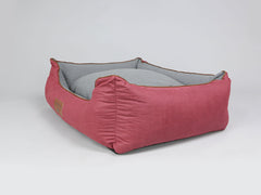 Hursley Orthopaedic Walled Dog Bed - Cabernet / Ash, X-Large