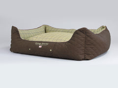Country Orthopaedic Walled Dog Bed - Chestnut Brown, X-Large