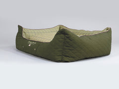 Country Orthopaedic Walled Dog Bed - Olive Green, X-Large