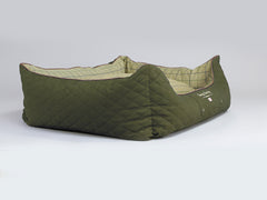 Country Orthopaedic Walled Dog Bed - Olive Green, X-Large