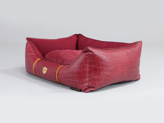 Holmsley Walled Dog Bed – Oxblood Red, Small