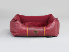 Holmsley Walled Dog Bed – Oxblood Red, X-Small