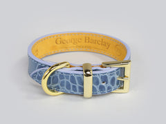 Holmsley Leather Collar – Regal Blue, X-Small, 24 - 28cm (9.5 - 11in.)