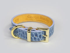 Holmsley Leather Collar – Regal Blue, X-Small, 24 - 28cm (9.5 - 11in.)