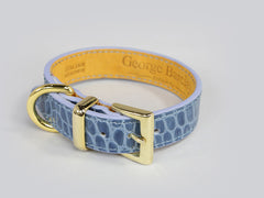 Holmsley Leather Collar – Regal Blue, X-Small, 24 - 28cm (9.5 - 11in.)