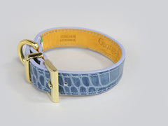 Holmsley Leather Collar – Regal Blue, X-Small, 24 - 28cm (9.5 - 11in.)