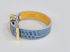 Holmsley Leather Collar – Regal Blue, X-Small, 24 - 28cm (9.5 - 11in.)