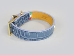 Holmsley Leather Collar – Regal Blue, X-Small, 24 - 28cm (9.5 - 11in.)