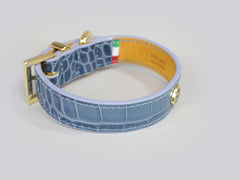 Holmsley Leather Collar – Regal Blue, X-Small, 24 - 28cm (9.5 - 11in.)