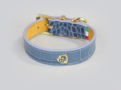 Holmsley Leather Collar – Regal Blue, X-Small, 24 - 28cm (9.5 - 11in.)