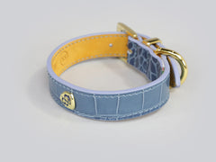 Holmsley Leather Collar – Regal Blue, X-Small, 24 - 28cm (9.5 - 11in.)