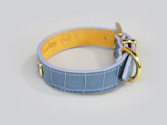 Holmsley Leather Collar – Regal Blue, X-Small, 24 - 28cm (9.5 - 11in.)