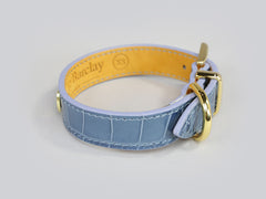 Holmsley Leather Collar – Regal Blue, X-Small, 24 - 28cm (9.5 - 11in.)