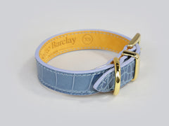 Holmsley Leather Collar – Regal Blue, X-Small, 24 - 28cm (9.5 - 11in.)