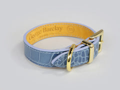 Holmsley Leather Collar – Regal Blue, X-Small, 24 - 28cm (9.5 - 11in.)