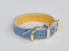 Holmsley Leather Collar – Regal Blue, X-Small, 24 - 28cm (9.5 - 11in.)