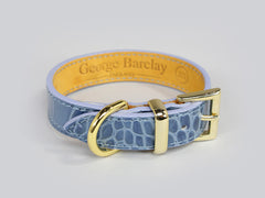 Holmsley Leather Collar – Regal Blue, X-Small, 24 - 28cm (9.5 - 11in.)