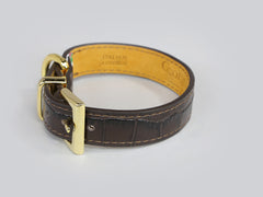 Holmsley Leather Collar – Mahogany Brown, X-Small, 24 - 28cm (9.5 - 11in.)