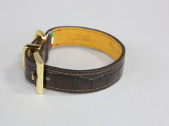 Holmsley Leather Collar – Mahogany Brown, X-Small, 24 - 28cm (9.5 - 11in.)