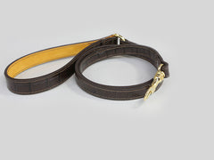 Holmsley Leather Lead – Mahogany Brown, 120cm (47in.)