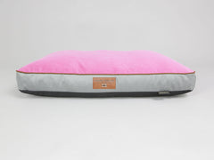 Selbourne Dog Mattress - Fossil / Fuchsia, Large