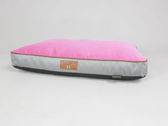 Selbourne Dog Mattress - Fossil / Fuchsia, Large
