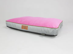Selbourne Dog Mattress - Fossil / Fuchsia, Large