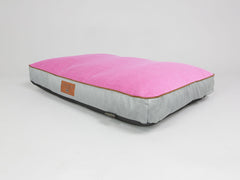 Selbourne Dog Mattress - Fossil / Fuchsia, Large