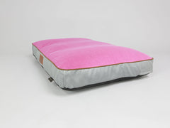 Selbourne Dog Mattress - Fossil / Fuchsia, Large