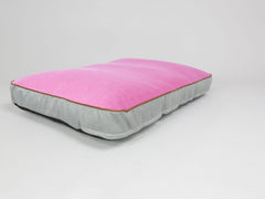 Selbourne Dog Mattress - Fossil / Fuchsia, Large