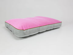 Selbourne Dog Mattress - Fossil / Fuchsia, Large