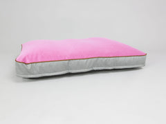Selbourne Dog Mattress - Fossil / Fuchsia, Large