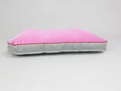 Selbourne Dog Mattress - Fossil / Fuchsia, Large