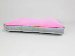 Selbourne Dog Mattress - Fossil / Fuchsia, Large