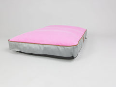 Selbourne Dog Mattress - Fossil / Fuchsia, Large