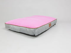 Selbourne Dog Mattress - Fossil / Fuchsia, Large
