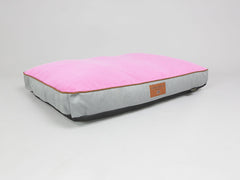 Selbourne Dog Mattress - Fossil / Fuchsia, Large