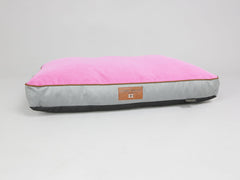 Selbourne Dog Mattress - Fossil / Fuchsia, Large