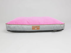 Selbourne Dog Mattress - Fossil / Fuchsia, Large