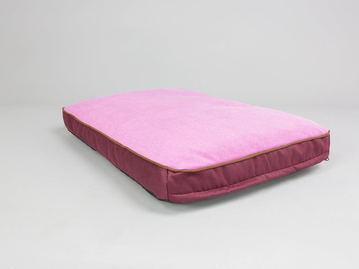 Selbourne Luxury Dog Mattress for medium dogs Grape / Fuchsia Colour