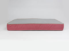 Hursley Dog Mattress - Cabernet / Ash, XX-Large