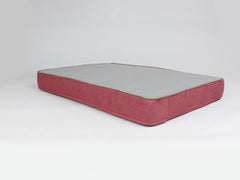 Hursley Dog Mattress - Cabernet / Ash, XX-Large