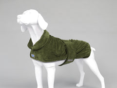 Dog Drying Coat by MuttMOP® (Olive)