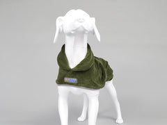 Dog Drying Coat by MuttMOP® (Olive)