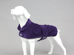 Dog Drying Coat by MuttMOP® (Plum)