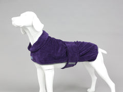 Dog Drying Coat by MuttMOP® (Plum)