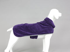 Dog Drying Coat by MuttMOP® (Plum)